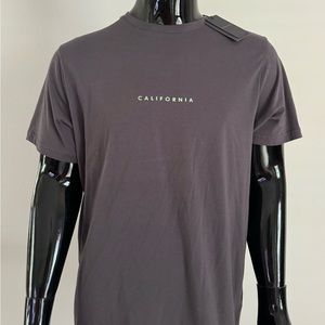 Gray Denim & Flower California t-shirt